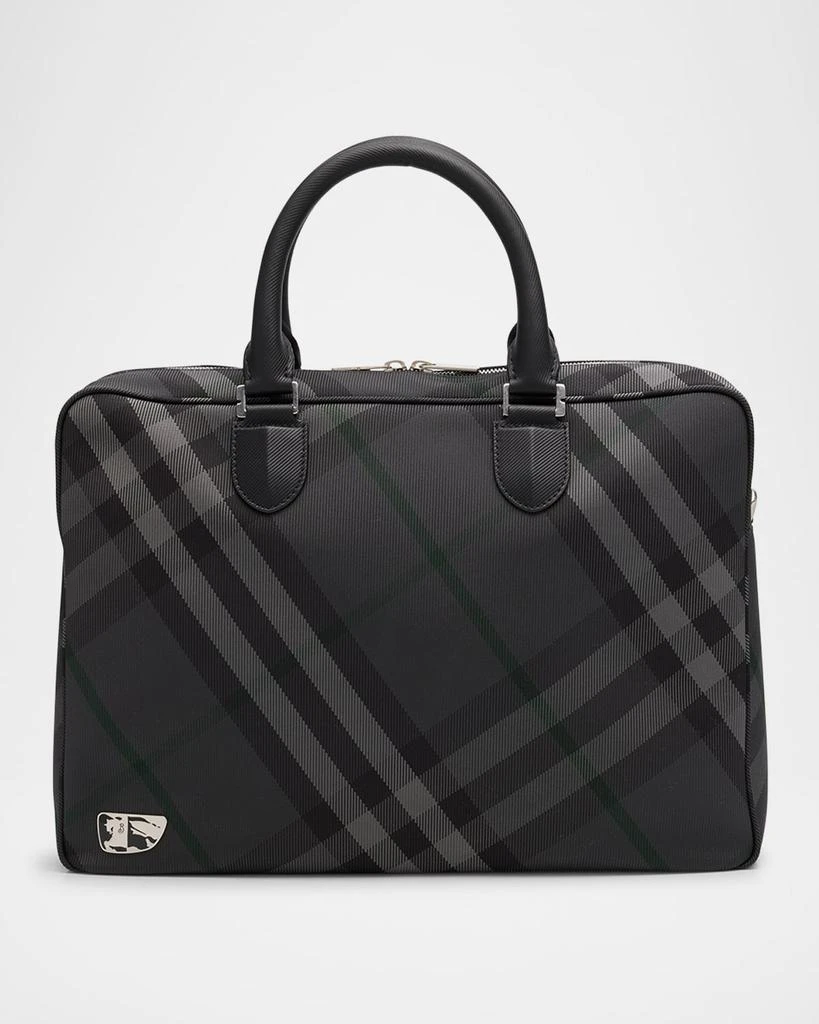 Burberry Men's Heritage Check Briefcase 1