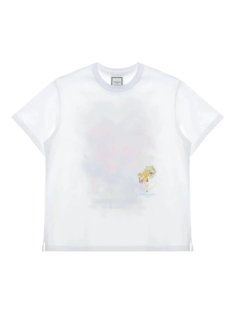 Wooyoungmi Wooyoungmi Graphic Crew Neck T-Shirt 1