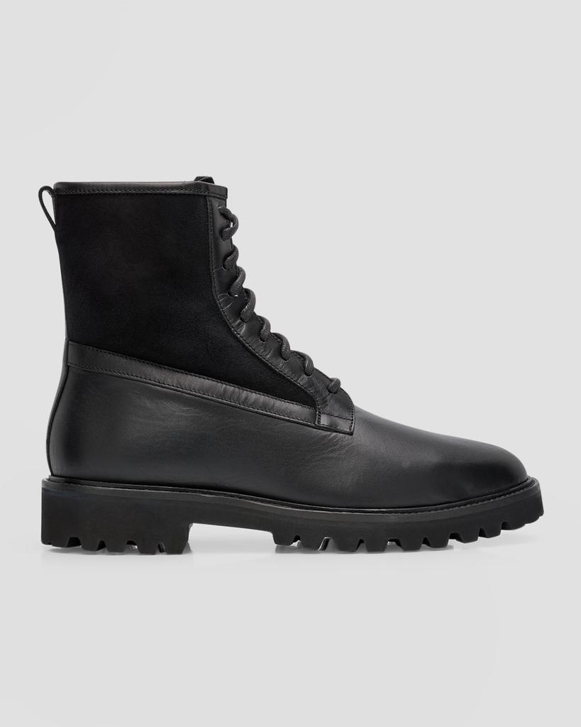 Aquatalia Outlet Aquatalia Linda Leather Combat Boot Shop