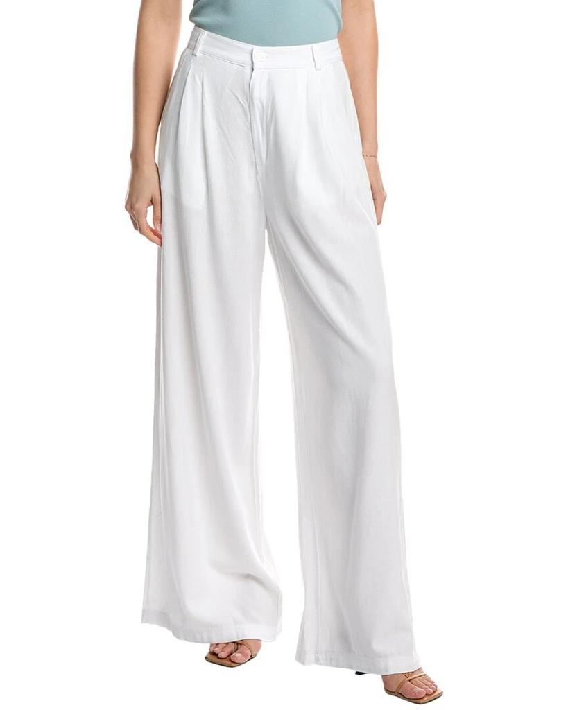 Stateside Wide Leg Linen-Blend Trouser 1