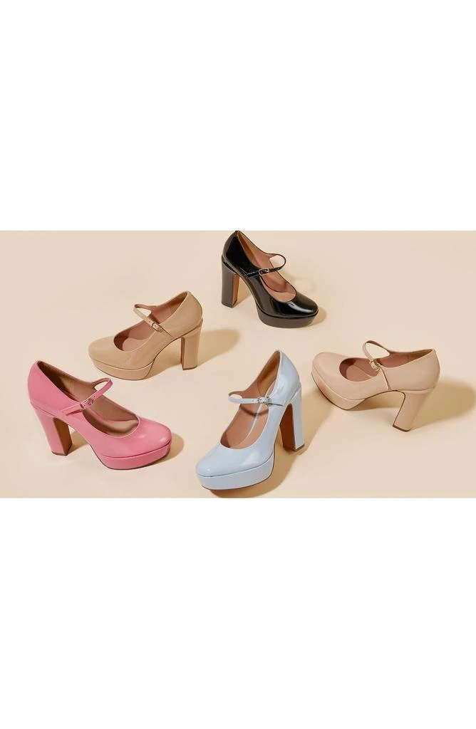 Linea Paolo Isadora Mary Jane Platform Pump 10