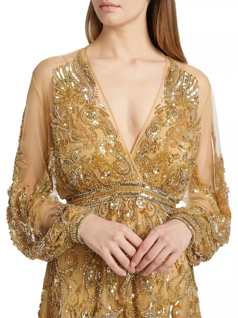 Zuhair Murad Embellished Tulle Gown 6