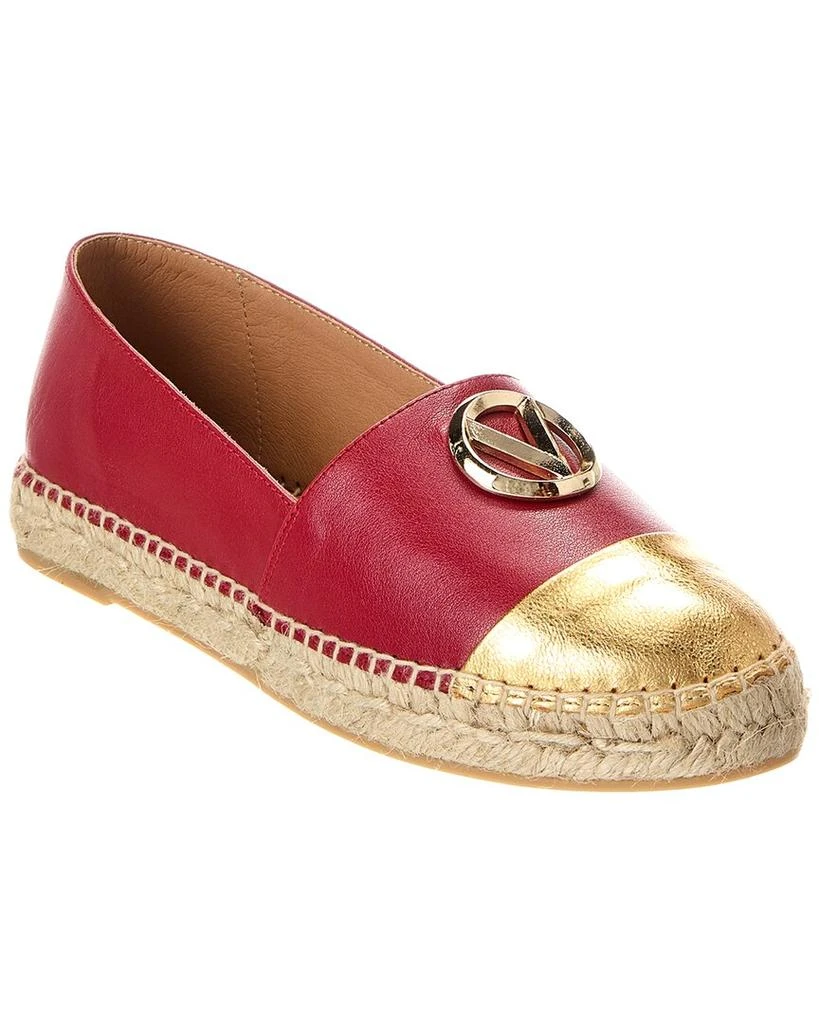 Mario Valentino Pineta Leather Espadrille 1