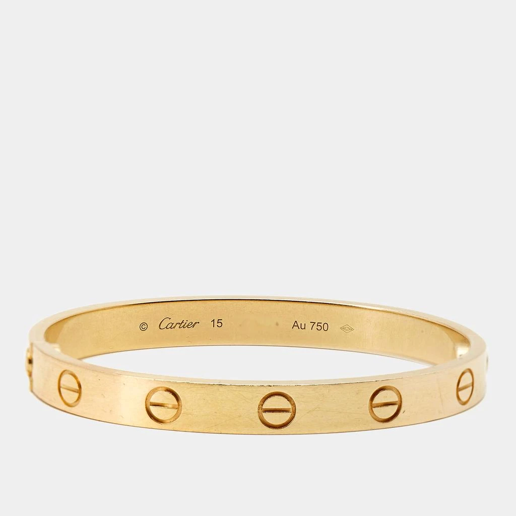 Cartier Cartier Love 18k Yellow Gold Bracelet 15 4