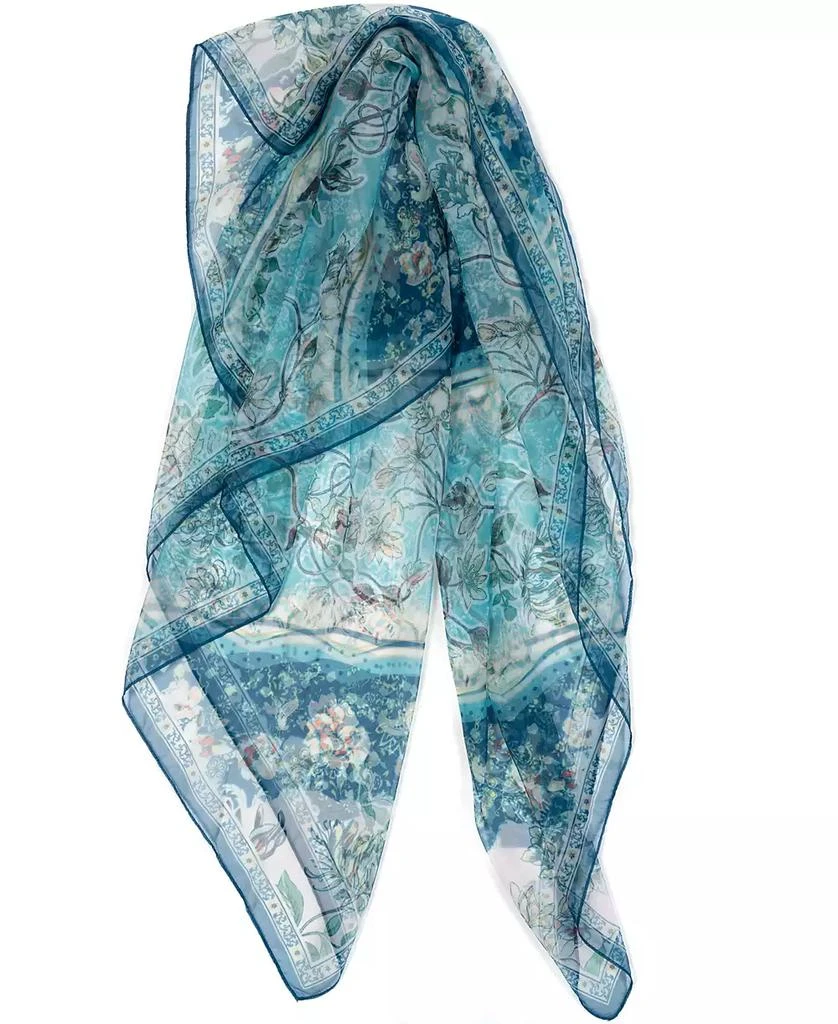 Vince Camuto Women's Paisley Floral Square Scarf 11