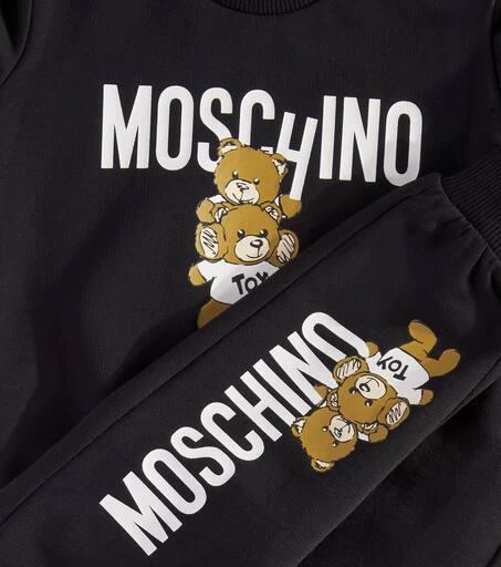 Moschino Baby cotton sweatshirt and pants set 3