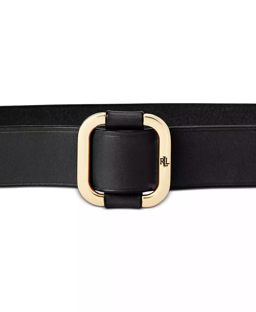 Lauren Ralph Lauren Women's Leather Slide-Buckle Belt 2