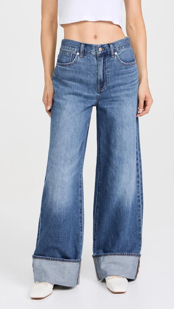 Madewell Cuffed Superwide Jeans 1