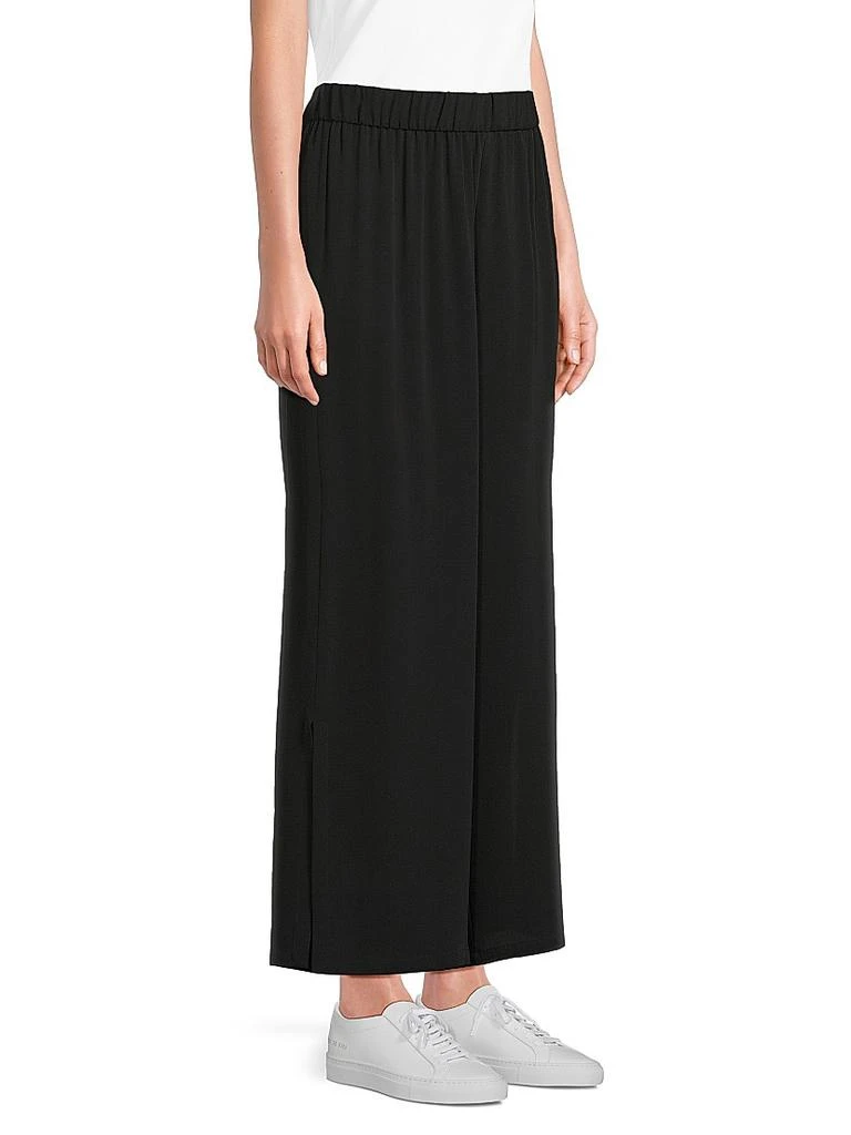 Eileen Fisher Silk Straight-Leg Pants 4