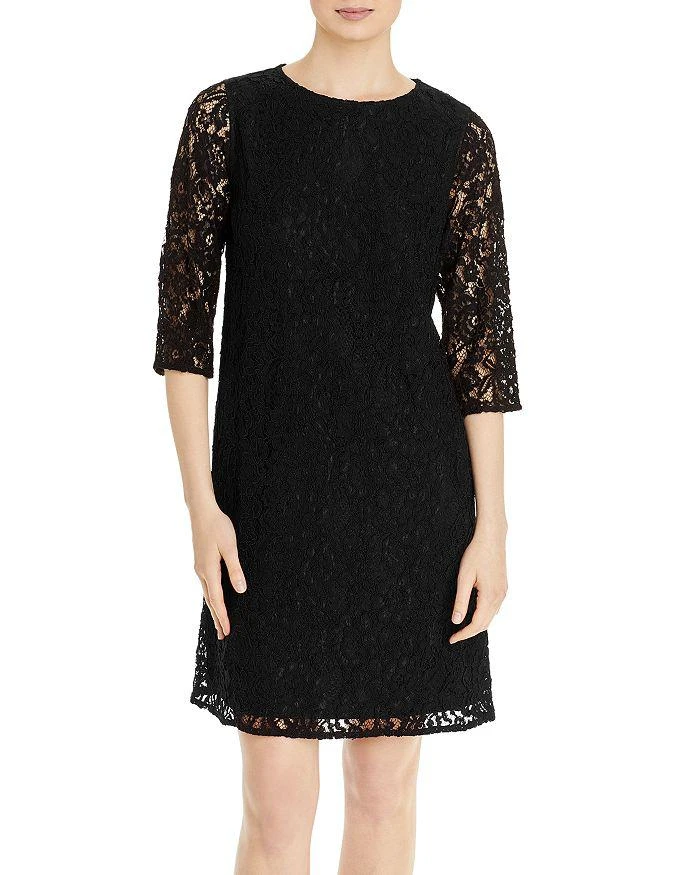 Caroline Rose Floral Lace Dress 1
