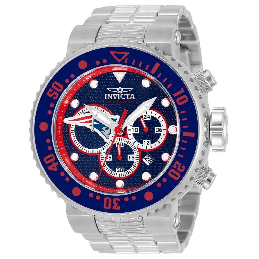 Steals Invicta NFL Grand Pro Diver 52mm Quartz Chrono Bracelet Watch