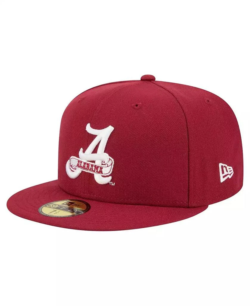 New Era Men's Crimson Alabama Crimson Tide Vault 59FIFTY Fitted Hat 1