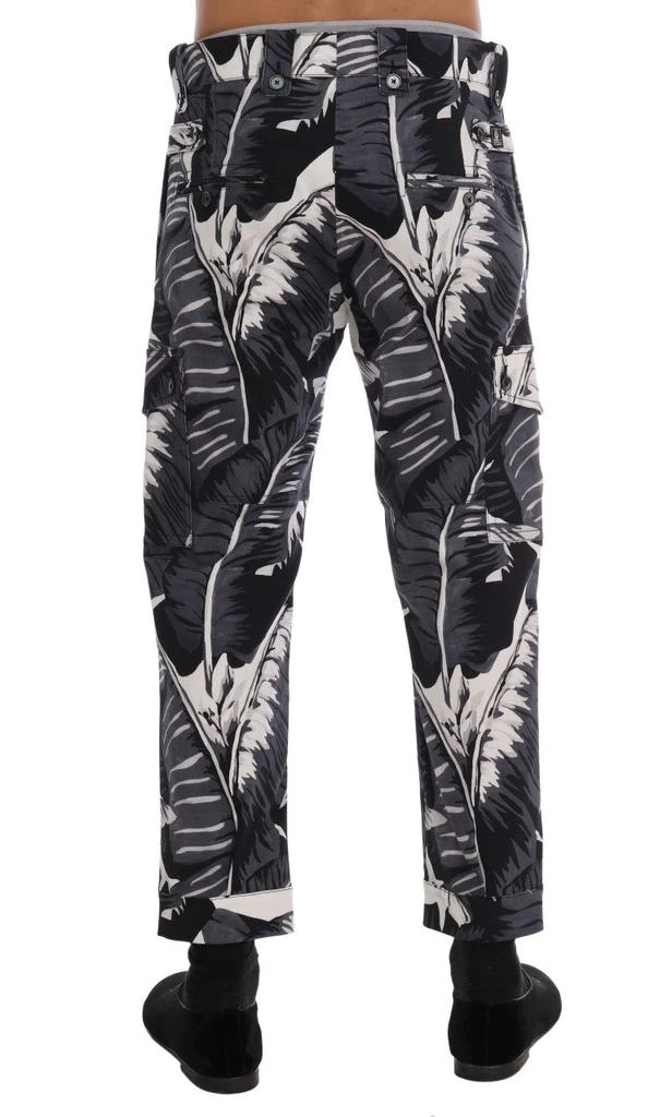 Dolce & Gabbana Elegant Capri Casual Pants in Banana Leaf Men's Print 3