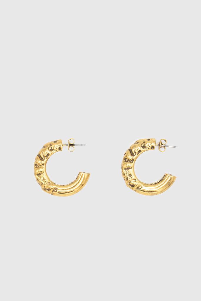 Rebecca Minkoff Dual Texture Hoop Earring