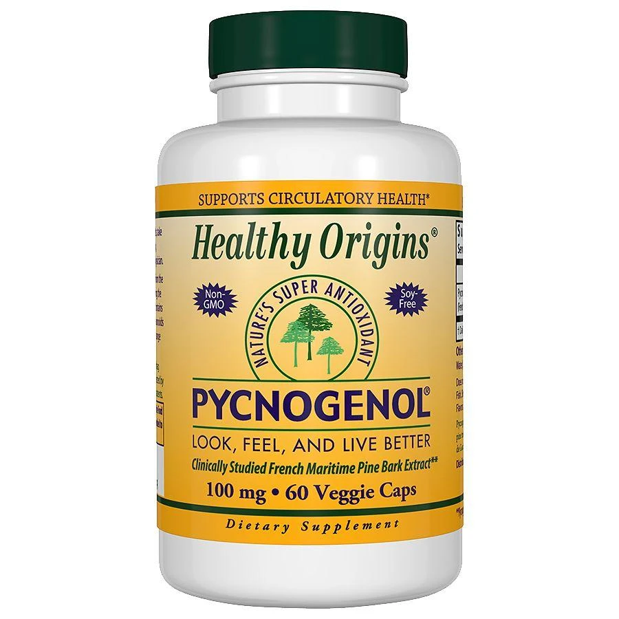 Healthy Origins Pycnogenol 100mg, Capsules 1