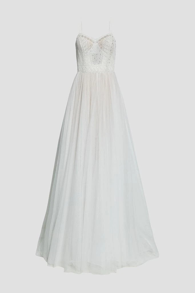 Theia Embellished tulle bridal gown 1