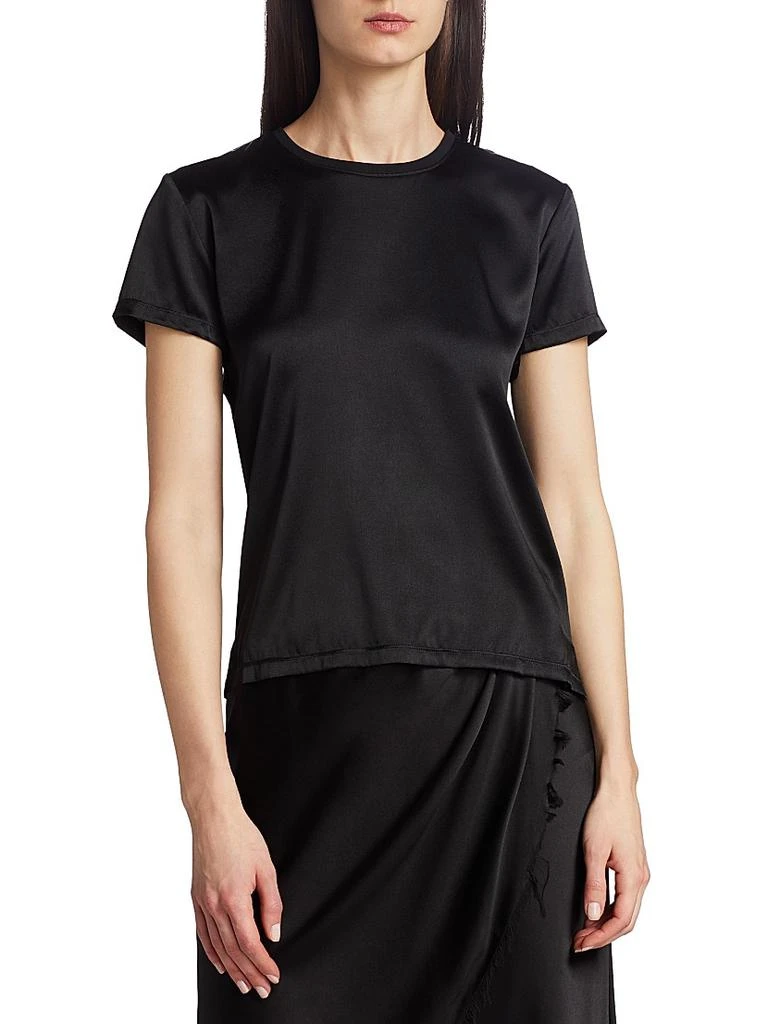 ATM Anthony Thomas Melillo Silk Blend Crewneck T-Shirt 3