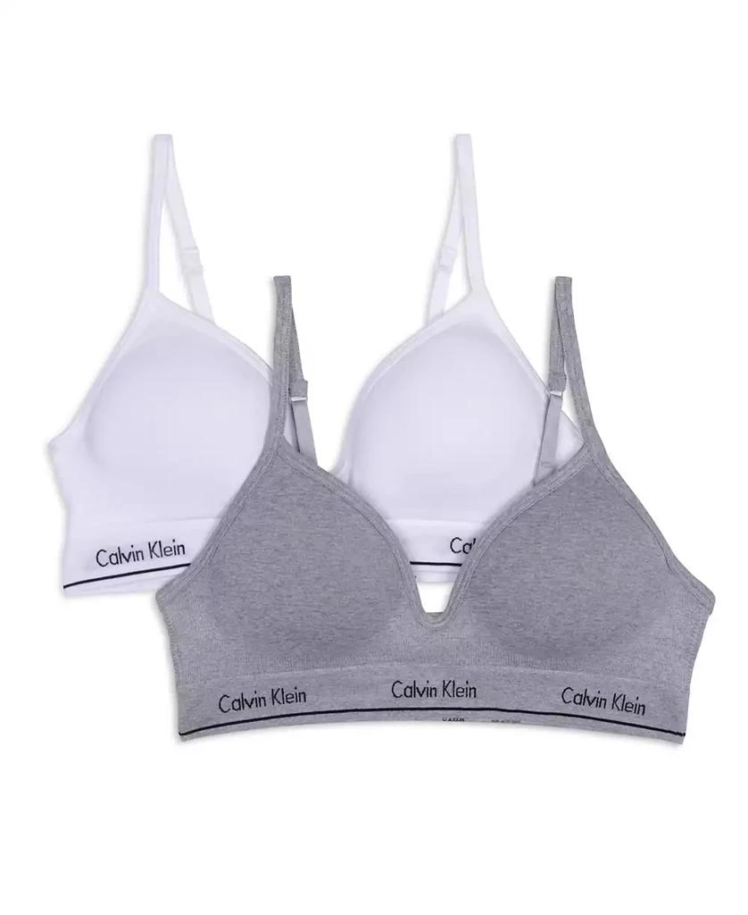 Calvin Klein Big Girls Seamless Hybrid Bra, Pack of 2 1