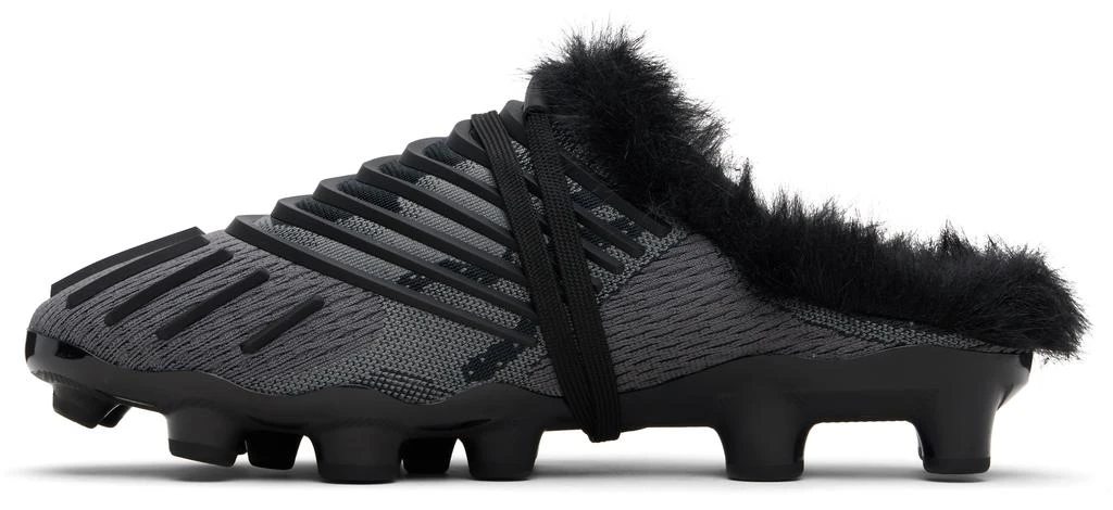 Balmain Black Half Time Faux Fur-Lined Mule Slip-on Loafers 3