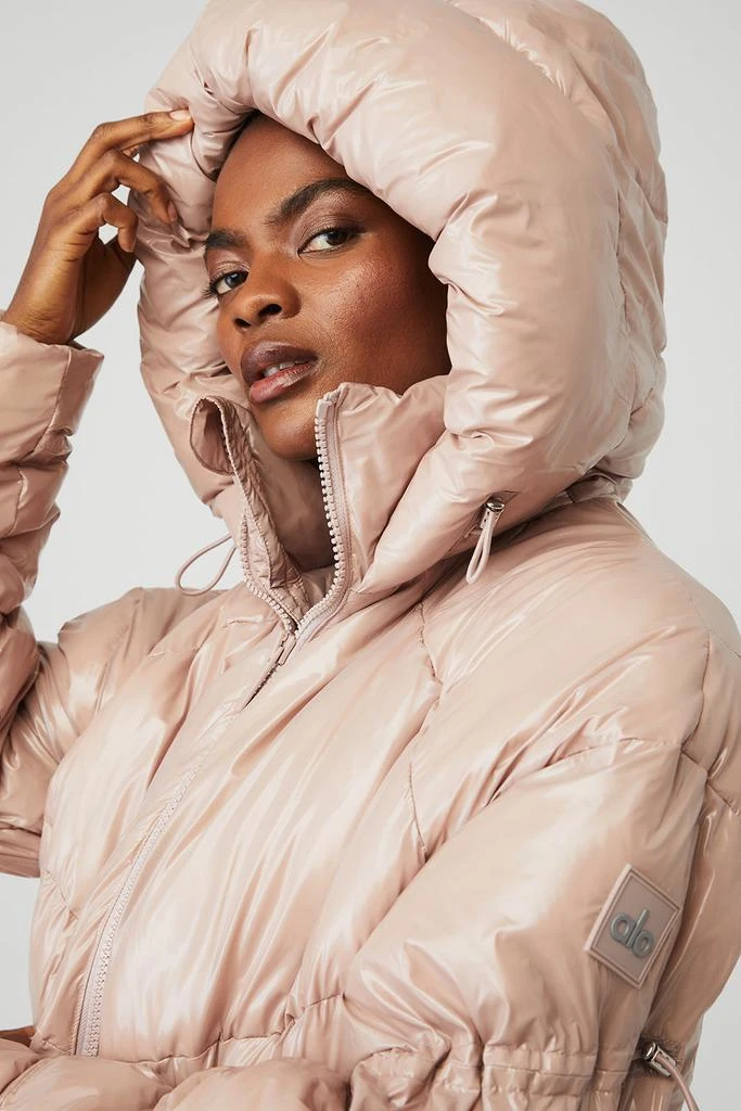 Alo Stunner Puffer Jacket - Dusty Pink 4