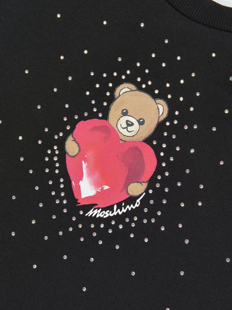 Moschino Moschino Girls Teddy Heart Dress in Black 3