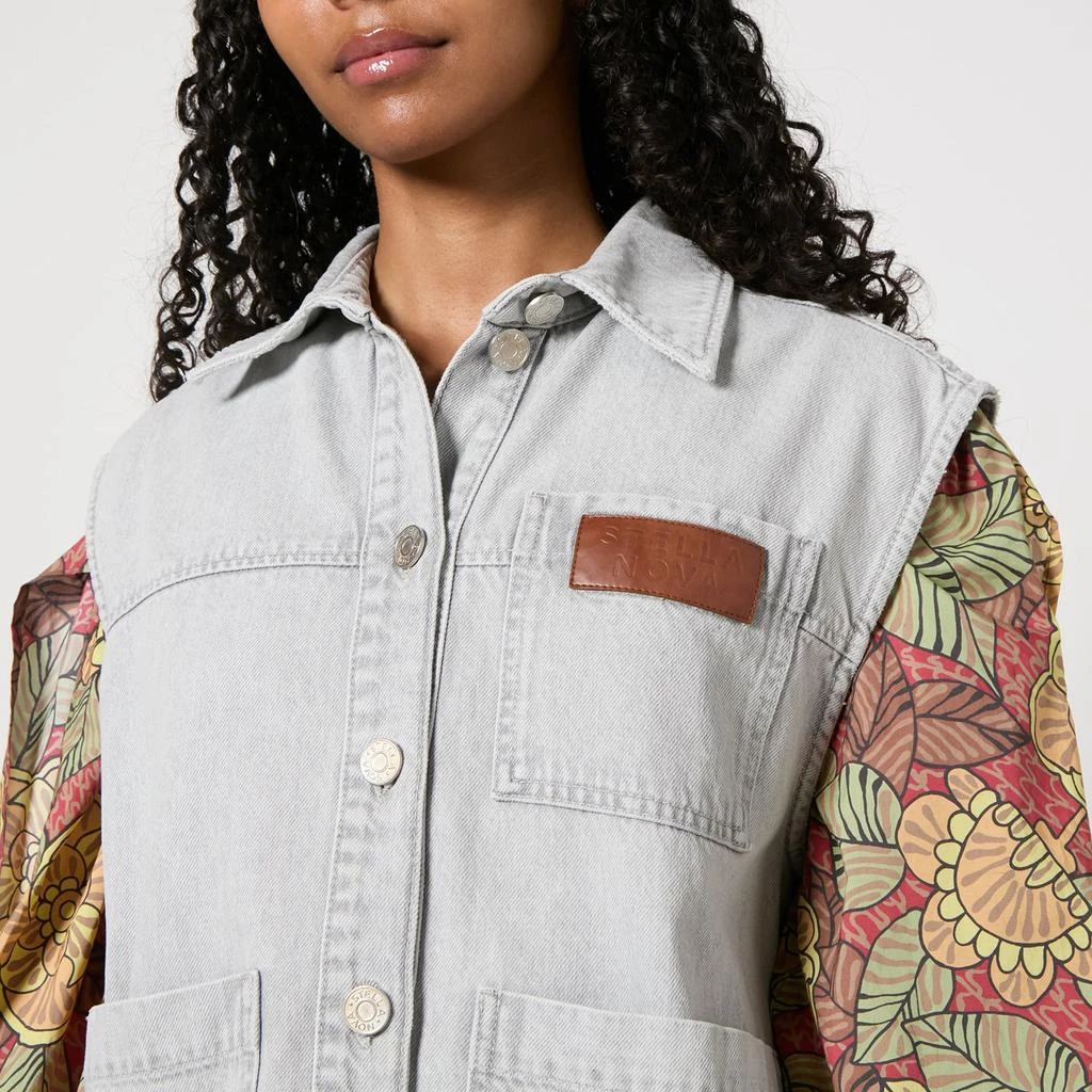 Stella Nova Stella Nova Scalloped Denim Vest 4