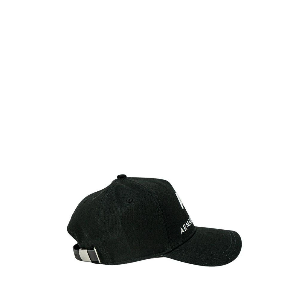 Armani Exchange Armani Exchange Black Cotton Hats & Cap 2