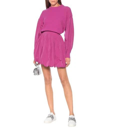 Valentino Valentino taffeta miniskirt 2