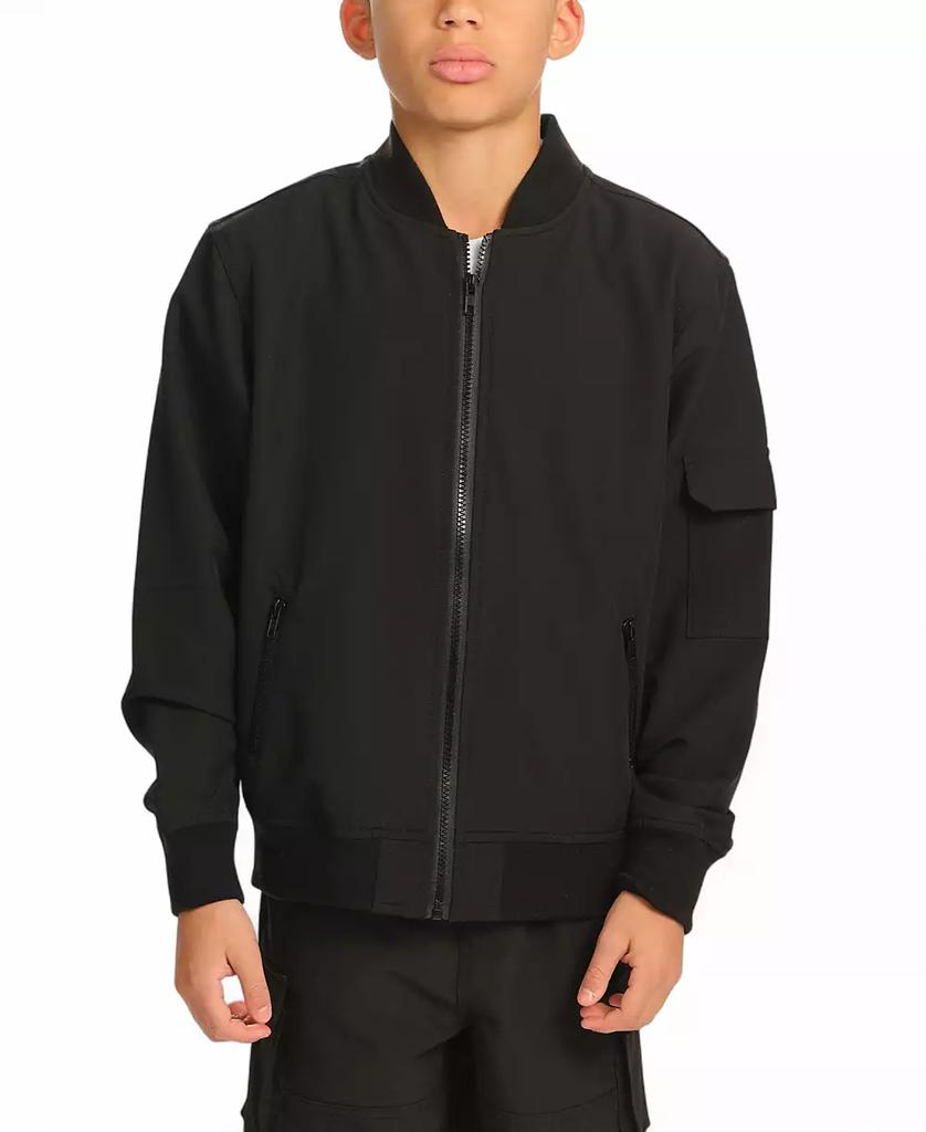 Sovereign Code Little and Big Boys Stretch Varsity Jacket