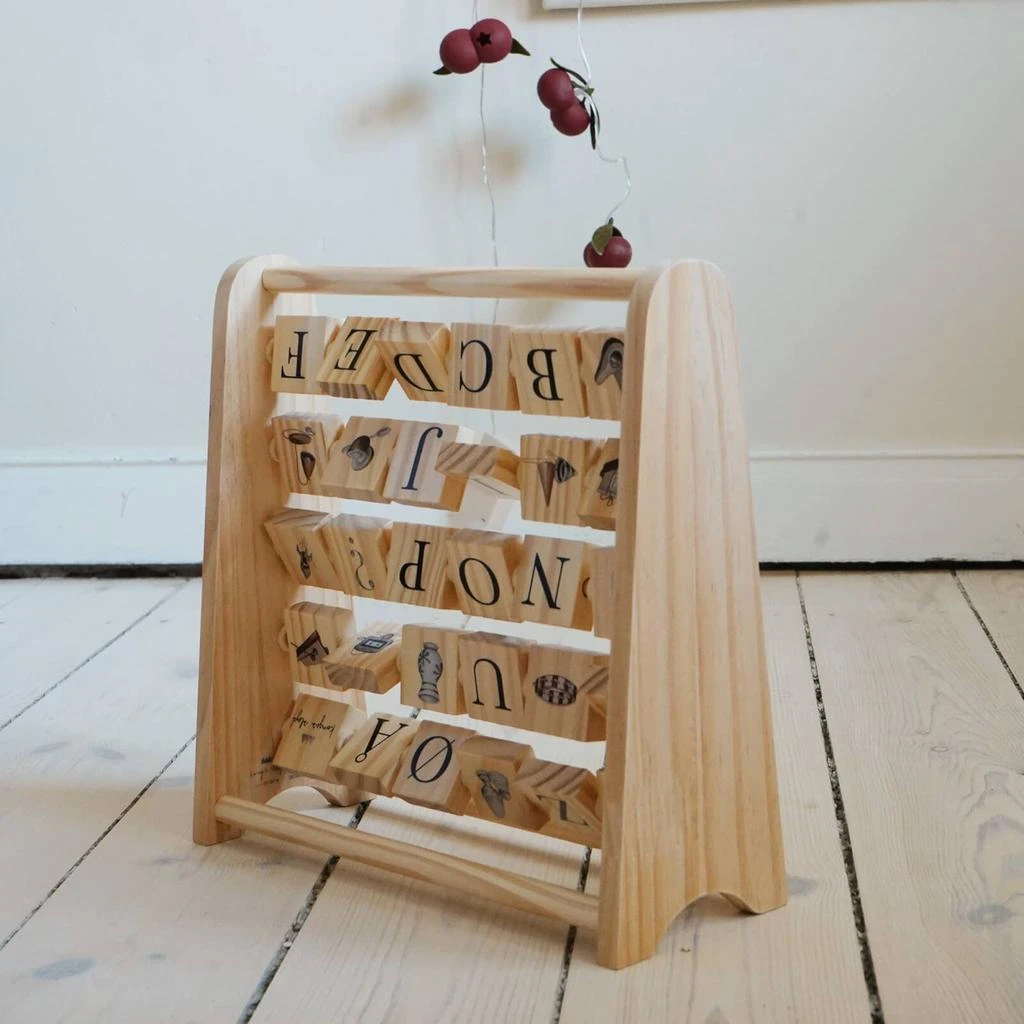 Konges Sløjd Konges Sløjd ABC Wooden Block Frame 2