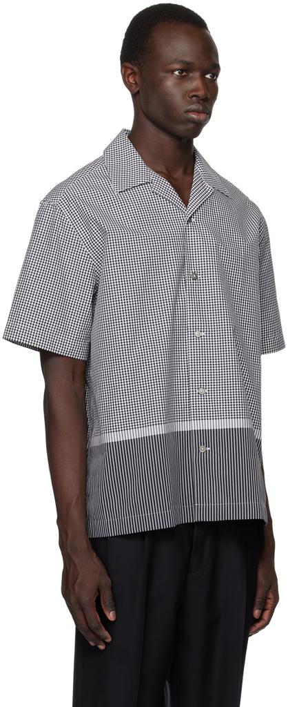 Dunhill Black & White Check Shirt