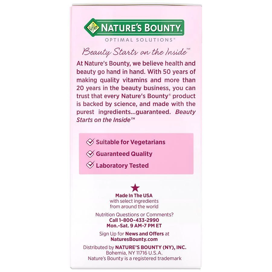 Nature's Bounty Hair Growth Supplement Capsules 2