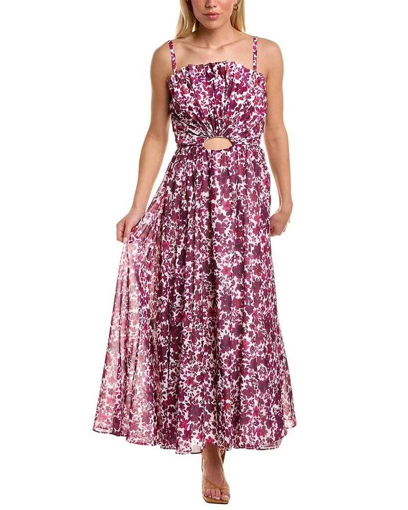 AMUR Destinee Fan Bodice Maxi Dress 1
