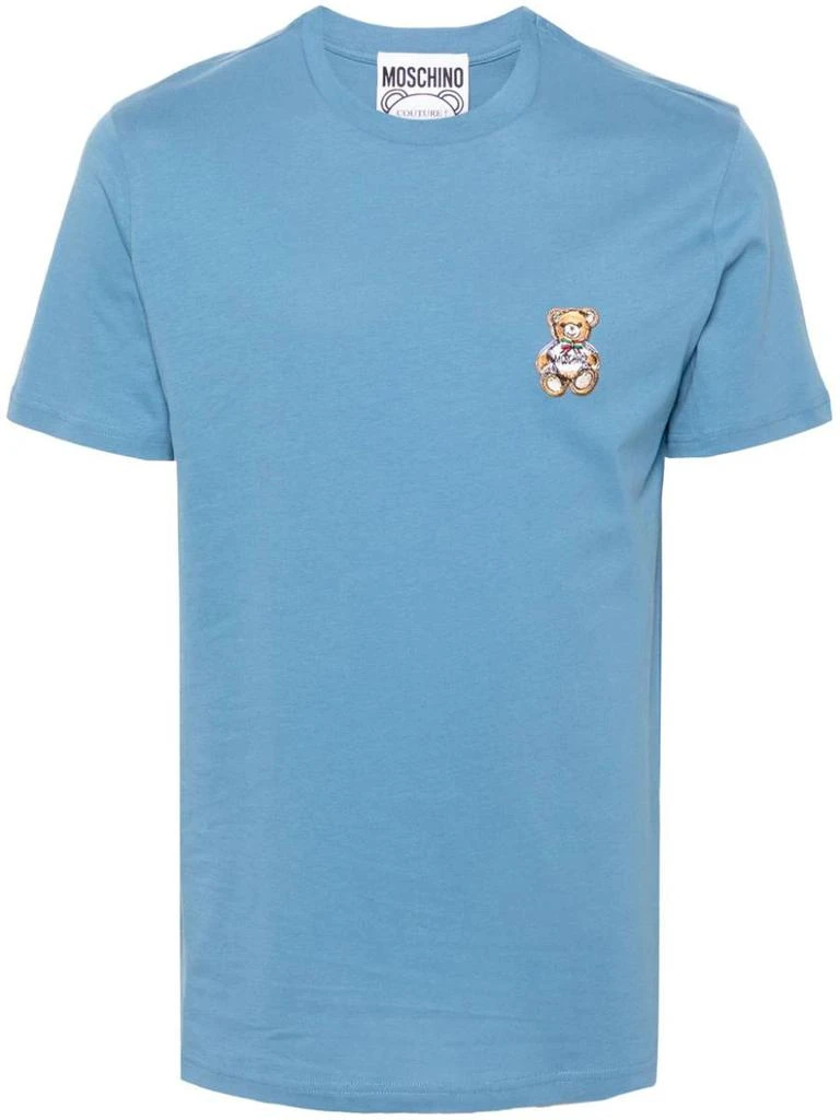 Moschino Moschino T-Shirt With Teddy Bear Application 1