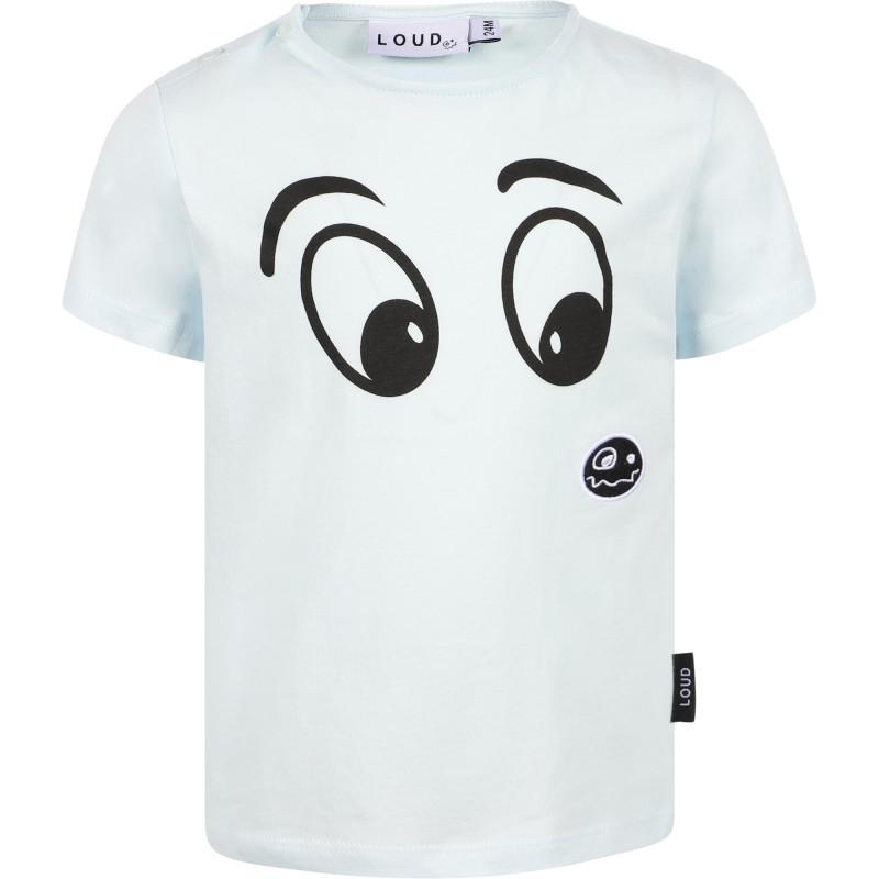 Loud Apparel Thought logo t shirt in light blue