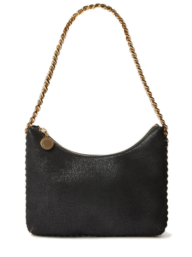 NA Black Falabella Zip Mini Shoulder Bag