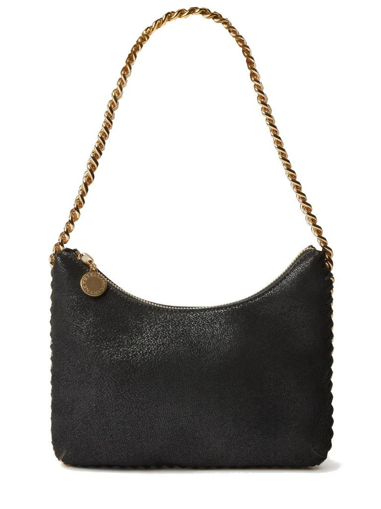 NA Black Falabella Zip Mini Shoulder Bag 1