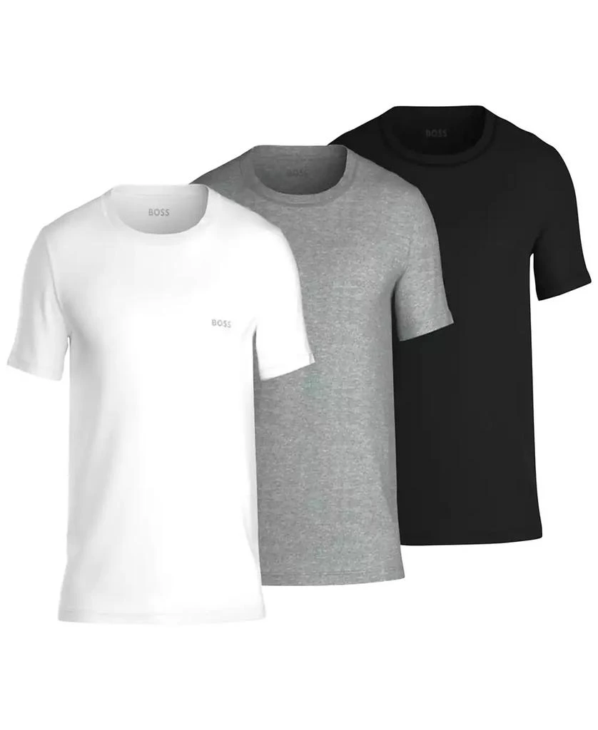 Hugo Boss Men's 3-Pack Classic Assorted Solid Color Crewneck T-Shirts 1