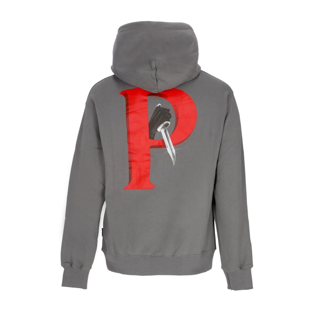 Propaganda Men's Hoodie Crime Hoodie Grey