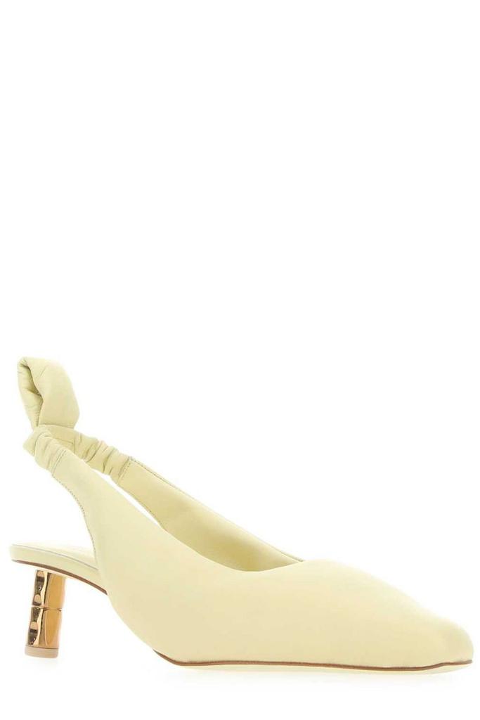 Boyy Boyy Puffy Slingback Heeled Pumps