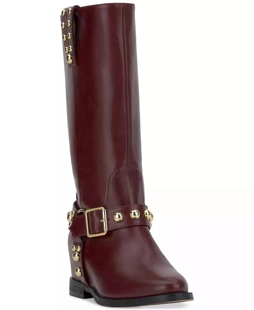 Jessica Simpson Women's Milley Studded Harness Moto Boots 1