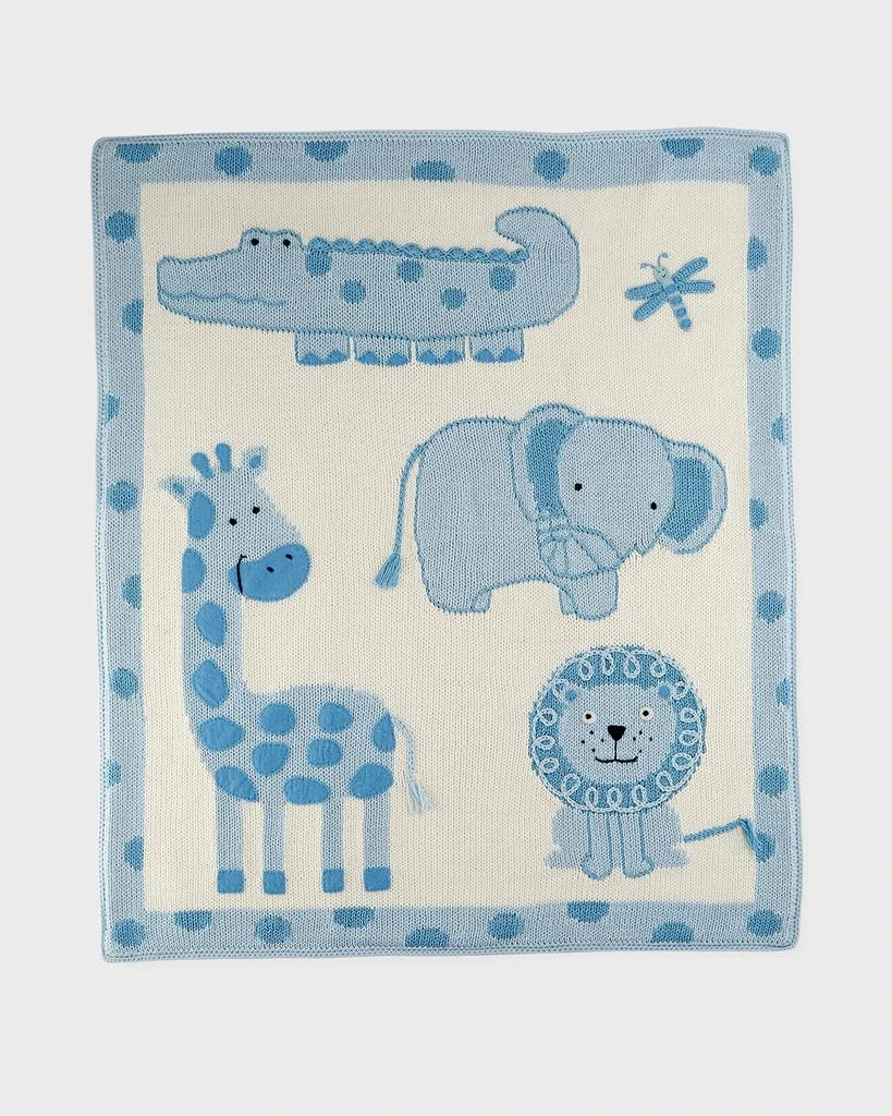 Art Walk Jungle Cotton Baby Blanket 1
