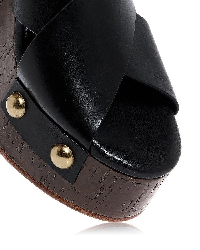 AQUA Women's Studded Platform Sandals - Exclusive 5