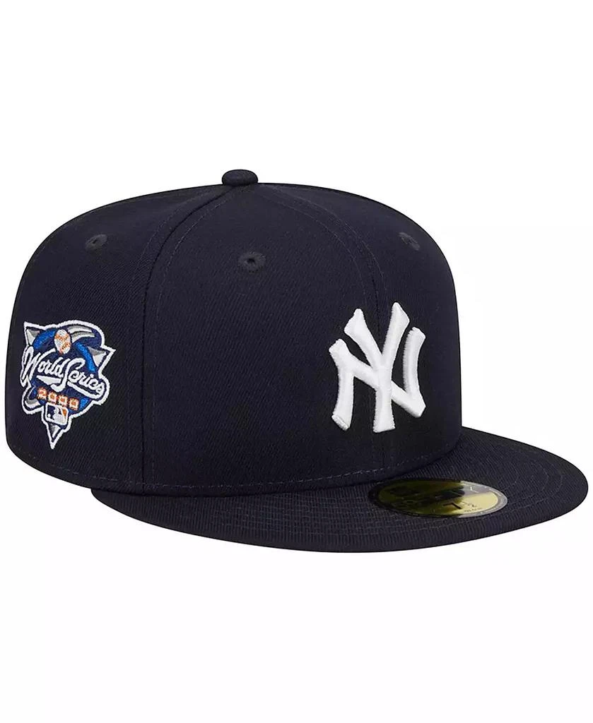 New Era Men's Navy New York Yankees 2000 World Series Team Color 59FIFTY Fitted Hat 1