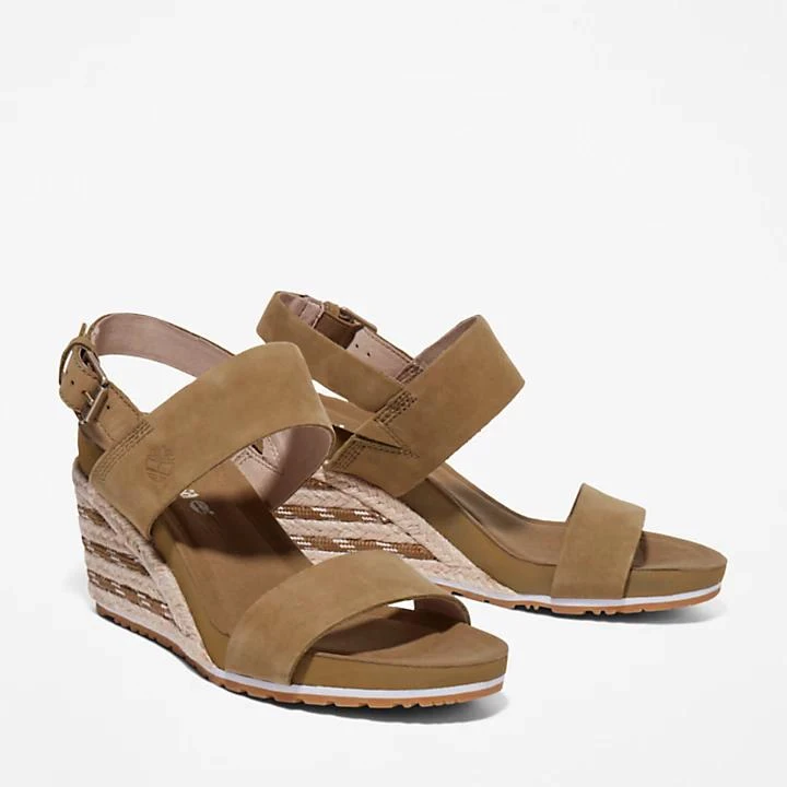 Timberland Capri Sunset Wedge Sandal for Women in Greige 4