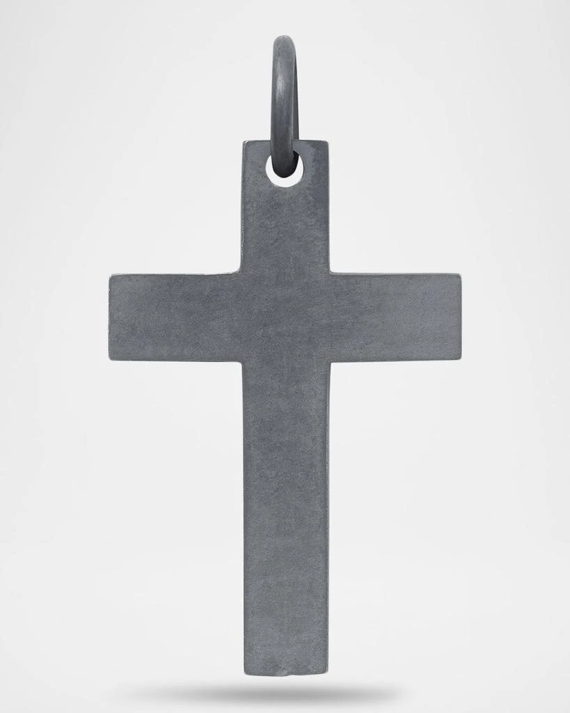 Marco Dal Maso Men
s The Cross Oxidized Sterling Silver Art Deco Cross Pendant 2