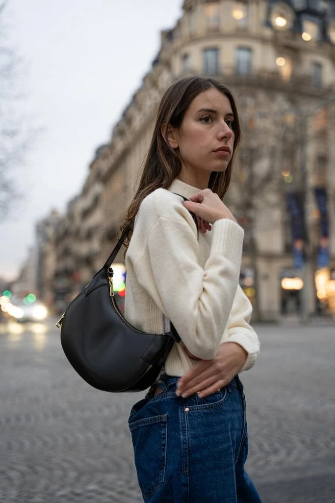Maison Heritage Sac Porte Epaule Azay - Noir - Femme 1