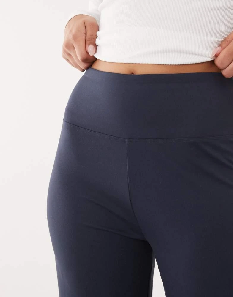 4505 4505 Hourglass Icon soft touch high waist wide leg dance pant in midnight navy 4