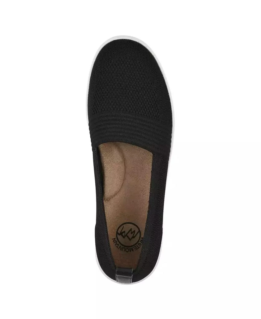 White Mountain Women's Upright Slip-On Sneakers 4