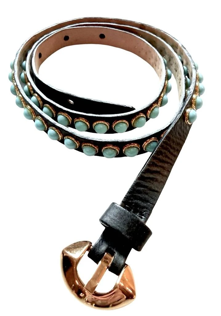 Hyde Collection Hyde Collection - Women
s Turquiose Studded Belt